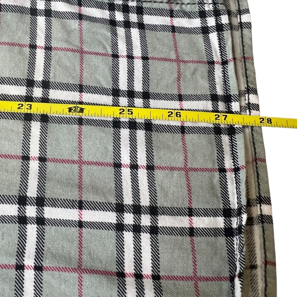 Tripp NYC Men’s Medium Goth Plaid Black/Red Checked Button Up Shirt - Picture 7 of 14